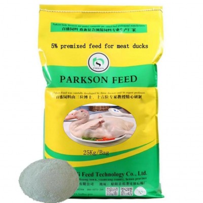 Thức ăn 5% cho thịt vịt, thức ăn thịt vịt.